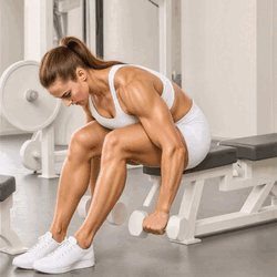 Dumbbell Bent-Over Reverse Flyes