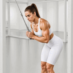 Cable Triceps Pushdown with Rope