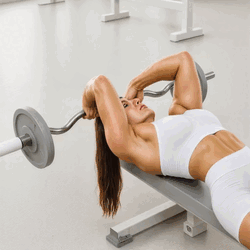 Barbell Lying Triceps Press
