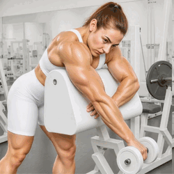 One-Arm Dumbbell Preacher Bicep Curl