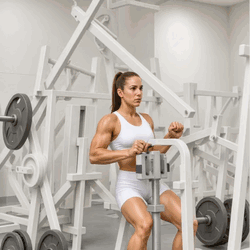 One-Arm Machine Pulldown (High Row)