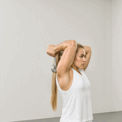 Dumbbell Overhead Tricep Press