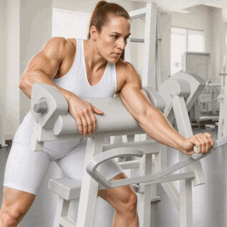 Single Arm Bicep Preacher Curl Machine