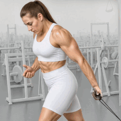 Single Arm Cable Biceps Curl