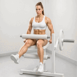 Single-Leg Machine Seated Leg Curl