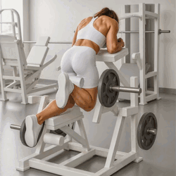 Single-Leg Machine Standing Leg Curl